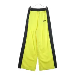 MONCLER (モンクレール) 23AW × adidas SWEAT BOTTOM アディダス サイドライン ナイロン切り替え ジョガー トラックパンツ イエロー/ブラック I209S8H00001 M2291のサムネイル
