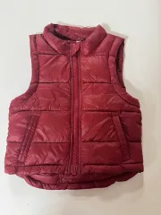 無地 無印良品 キッズ ダウン ベスト