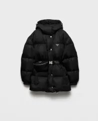 プラダ リナイロン ベルト付き ポーチ ダウン ダウン