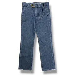 参考上代30800円 未使用 CULLNI 24SS Straight Denim Pants ストレートデニムパンツ ジーンズ クルニ 24-SS-028 インディゴ 2 （81836A5）のサムネイル