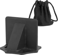 SOTCAR 薪割り 薪割りクサビ 薪割り台 置き型 両断クサビ 割り楔 小型 一体型設計 コンパクト 軽量 持ち運び 焚き火 薪ストーブ キャンプ アウトドア 専用収納袋付き