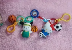 サンリオ ポチャッコ＆ハローキティ フィギュアキーホルダー 2種