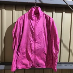 1787 RALPH LAUREN GOLF ナイロンジャケット ピンク XS ラルフローレンゴルフ フルジップ ワンポイント 刺繍ロゴ ポロポニー 古着卸 アメリカ仕入
