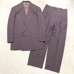 90s】4点 セットアップ ダブルスーツ ピンズ 薄紫 古着 常田大希