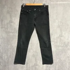 リーバイス 511 スリム ブラックデニム W31 L32 黒 ジーンズ メンズ Levi's ストレッチ ジーパン テーパード 細身 スキニー ストレート カジュアル 古着  人気 定番 04511