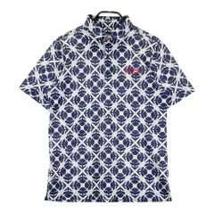 サイズ：L CALLAWAY キャロウェイ  半袖ポロシャツ 総柄 ホワイト系 [240101616137] ゴルフウェア メンズ ストスト