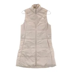 サイズ：S ADIDAS GOLF アディダスゴルフ 2024年モデル 中綿 フルジップ ワンピース  ベージュ系 [240101623776] ゴルフウェア レディース ストスト