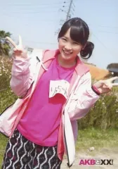 【中古】生写真(AKB48・SKE48) 川栄李奈/膝上・衣装ピンク・両手ピース・野外・笑顔/DVD「AKBと××!」特典