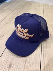 ポークチョップ　メッシュキャップ　パープル