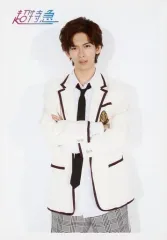 【中古】生写真(男性) 超特急/リョウガ(船津稜雅)/膝上・衣装白・紫・制服・腕組み・背景白/FC会員通販限定 生写真 第54弾