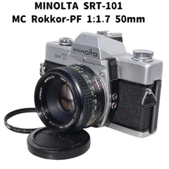 MINOLTA SRT101 + MC Rokkor-PF 1:1.7 50mm 整備済 - メルカリ
