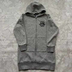 【Mサイズ】チャンピオン Champion フルジップ ロングパーカー ワンピース グレー