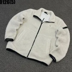 ナショナルジオグラフィック ブークレ フリース ジャケット アイボリー m 0126