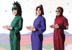 【中古】生写真(男性) 坂垣怜次(七松小平太)・龍人(平滝夜叉丸)・小笠原竜哉(竜鬼)/横型・膝上・キャラクターショット/「ミュージカル『忍たま乱太郎』 第12弾 まさかの共闘!?大作戦!!」ブロマイド2セット購入特典