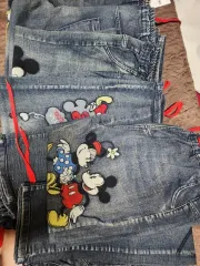 新品) ミッキー サルエルパンツ XL