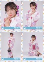 【中古】生写真(坂道シリーズ) ◇齊藤京子/日向坂46ランダム生写真【2022年 浴衣衣装】 4種コンプリートセット