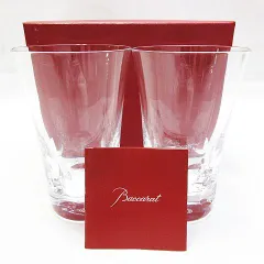 Baccarat バカラ ベルーガ ハイボール クリスタル ペアグラス 2客 冊子/箱付き 洋食器 E599Z