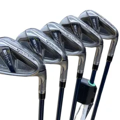 【中古】 テーラーメイド SIM2 MAX・OS  5S アイアンセット IR TENSEI BLUE TM60(SIM2 IR) (フレックスS) メンズ 男性用 右利き 右用 Cランク ゴルフクラブ