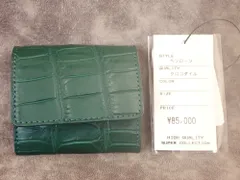 新品 未使用品 ヘンローン クロコダイル コインケース 小銭入れ グリーン