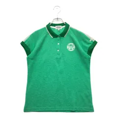 中古 レディース ジャックバニー Jack Bunny!! 半袖ポロシャツ 2(L) 緑 グリーン シンプル