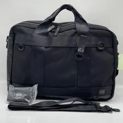 BN7762●PORTER HEAT ポーター ヒート 3wayバッグ 703-06980 ビジネスバッグ ショルダーバッグ リュック ブラック マグライト付き  美品