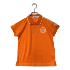 中古 レディース ジャックバニー Jack Bunny!! 半袖ポロシャツ  130cm オレンジ  ジュニアサイズ