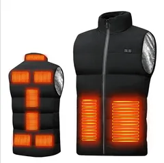 【在庫処分】電熱ベスト バッテリー別売 加熱ベスト 9ヒーター ヒーターベスト 速暖 電熱ジャケット 温熱 バイクウェア 電熱 電熱ウェア ヒーター付きベスト クリスマスプレゼント 洗える 男女兼用