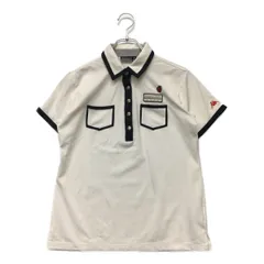 中古 レディース カッパゴルフ KAPPA GOLF 半袖ポロシャツ L 白 ホワイト