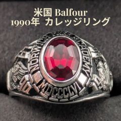 アメリカ 老舗 Balfour 12号 1990年 カレッジリング 陸上部 - メルカリ