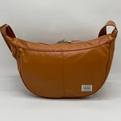 BN7726● PORTER ポーター FREE STYLE フリースタイル ショルダーバッグ 707-07186 キャメル ハーフムーン 美品