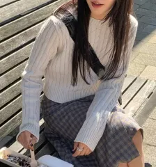 UNDER-VI (アンダーヴィ) Sprinkle ツイスト ニット 春 カーディガン