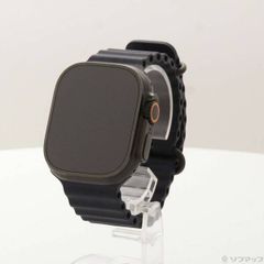 ソフマップ 〔中古品〕 Apple Watch Ultra 2 GPS + Cellular 49mm ブラックチタニウムケース ネイビーオーシャンバンド【352】