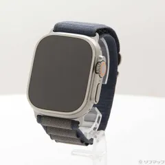 ソフマップ 〔中古品〕 Apple Watch Ultra 2 GPS + Cellular 49mm チタニウムケース ブルーアルパインループ【276】