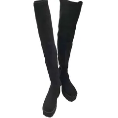 エモダ EMODA 24AW スクエア フィット ロング ブーツ レディース JPN：M 