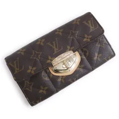ルイ ヴィトン M66556 ポルトフォイユ サラ モノグラムエトワール ブラウン 二つ折り長財布 ゴールド金具 LOUIS VUITTON（未使用　展示品）