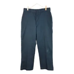 90年代 USA製 Dickies ディッキーズ 874 ワークパンツ ネイビー(メンズ W36 L29)中古 古着 X3071