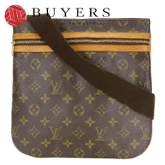 【中古】 ルイ・ヴィトン ショルダーバッグ ポシェットボスフォール M40044 モノグラム ヌメ革 ブラウン 斜め掛け カジュアル クロスボディ レディース メンズ LOUIS VUITTON