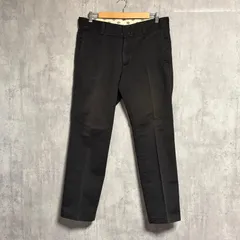 名作 ロットワイラー ディッキーズ コラボ ワークパンツ 黒 34 刺繍入り ROTTWEILER Dickies 別注 チノパン 874 スラックス ストリート 古着 完売品