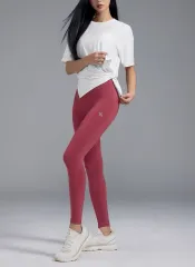 新品 ゼクシィミックス Vアップ 3D PLUS レギンス_ミネラルピンク M