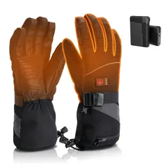 【在庫処分】電熱グローブ 暖房手袋 ヒートグローブ バッテリー 3段階温度調節 L/XL2サイズ タッチパネル対応 電熱ヒートグローブ 保温手袋 ヒーター手袋 ヒーターグローブ バイク用手袋 充電 撥水 防寒 防風 サイクリング