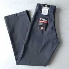 ■デッドストック古着 Dickies ディッキーズ 874CH ワークパンツ チノ チャコールW30L32【D1704】