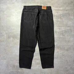 96s levi's 560 BLACK loose fit デニムパンツ 40×32 ブラックデニム