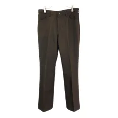 80年代 USA製 Wrangler ラングラー ランチャードレスジーンズ ヘリンボーン ブラウン(メンズ W34 L33)中古 古着 X3082