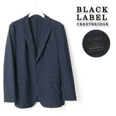 新品 LL ブラックレーベル クレストブリッジ ニット風 テーラード 