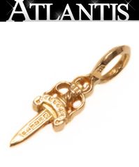 クロムハーツ 22K GOLD ダガー スタック V2 ペンダントトップ 正規品 