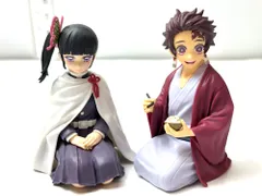 現状品 SEGA 鬼滅の刃 ちょこのせ プレミアムフィギュア 栗花落カナヲ 竈門炭治郎  2個セット 2/11