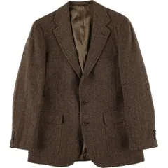 古着 ラルフローレン Ralph Lauren POLO UNIVERSITY ヘリンボーン ウールテーラードジャケット メンズM相当/eaa610492