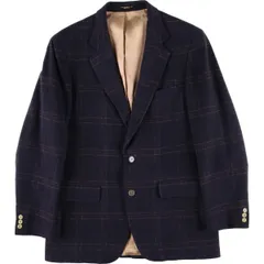 古着 BOWDON チェック柄 テーラードジャケット USA製 メンズM相当/eaa610404