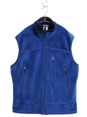 00s USA製 パタゴニア R4 フリース ベスト メンズ L / 04年製 オールド パイル フルジップ アウトドア レギュレーター 重ね着 ハイネック