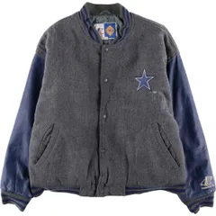 90s NFL COWBOYS ダラスカウボーイズ オールレザースタジャン 本革 size:L【 DALLAS COWBOYS 】ダラス・カウボーイズ レザージャケット